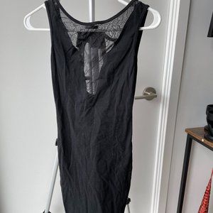 American Apparel Black tight dress